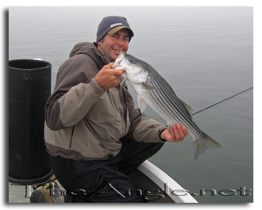 [Image, California Delta Striper Fly Fishing]