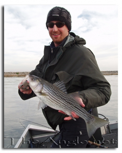 [Image, California Delta Striper Fly Fishing]