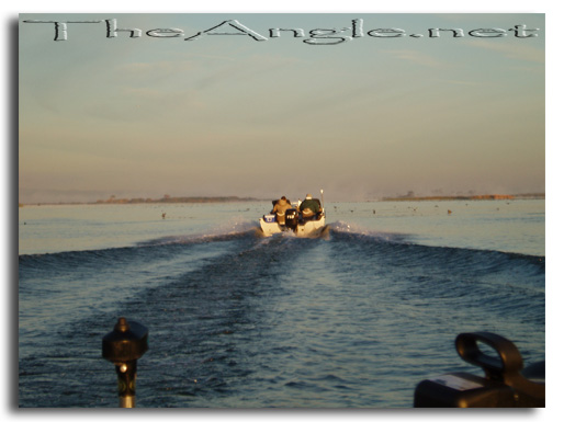 [Image, California Delta Striper Fly Fishing]