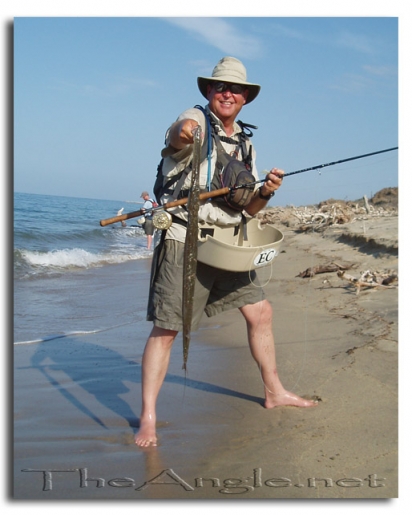 [Baja Beach Fly Fishing, Dad with Cornet Fish]