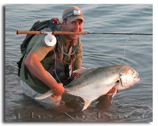 [Baja Beach Fly Fishing, Doug Squyres with a 26 pound Jack Crevalle]