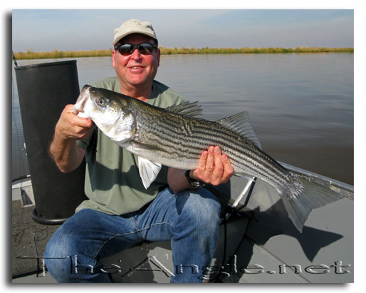 [Image, Dad with big striper]