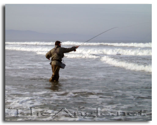 [Northern California Fly Fishing the Surf]